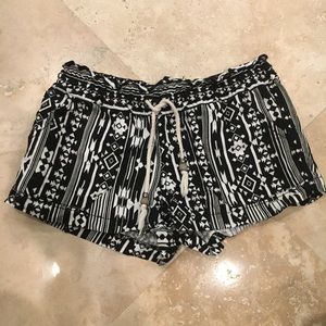 Black & white shorts